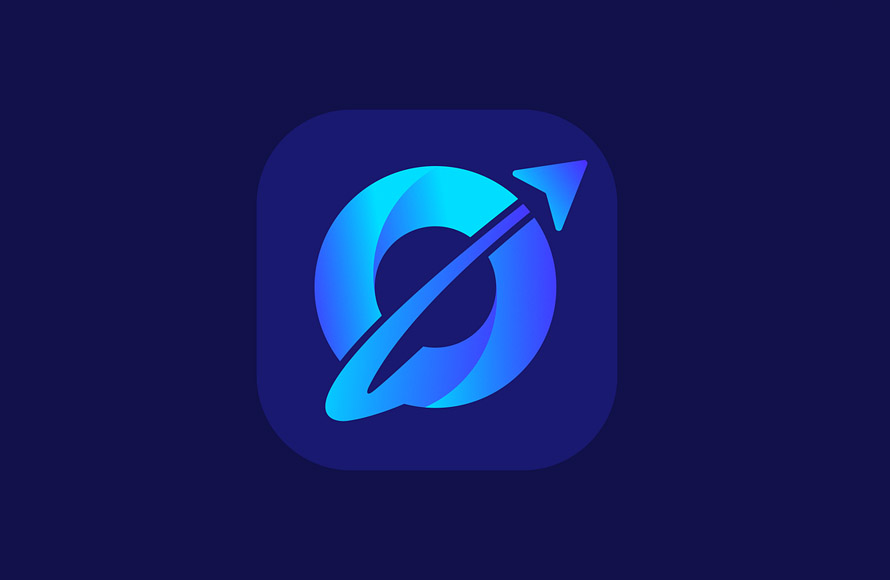 Orbit Navigator - App, Icon, Logo, Design By Fahim Khan