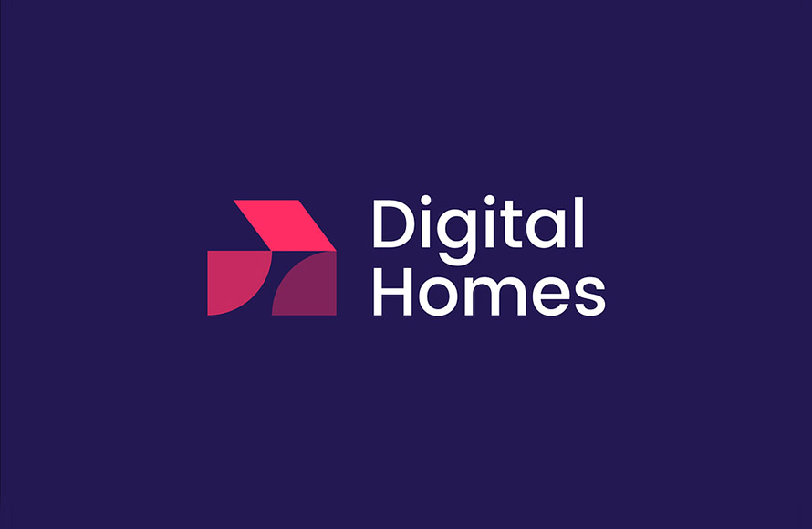 Digital Homes Logo Design By Roxana Niculescu