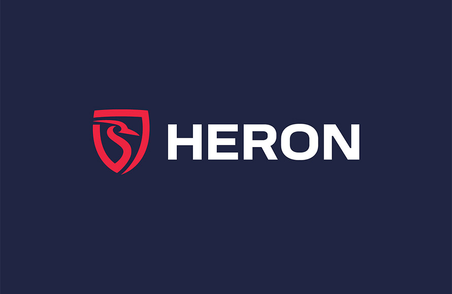 Heron Logo Design By Daniel Bodea