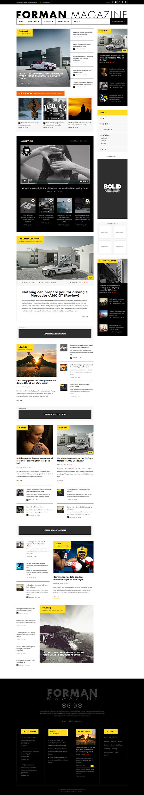 Forman - Responsive News, Magazine and Blog Theme