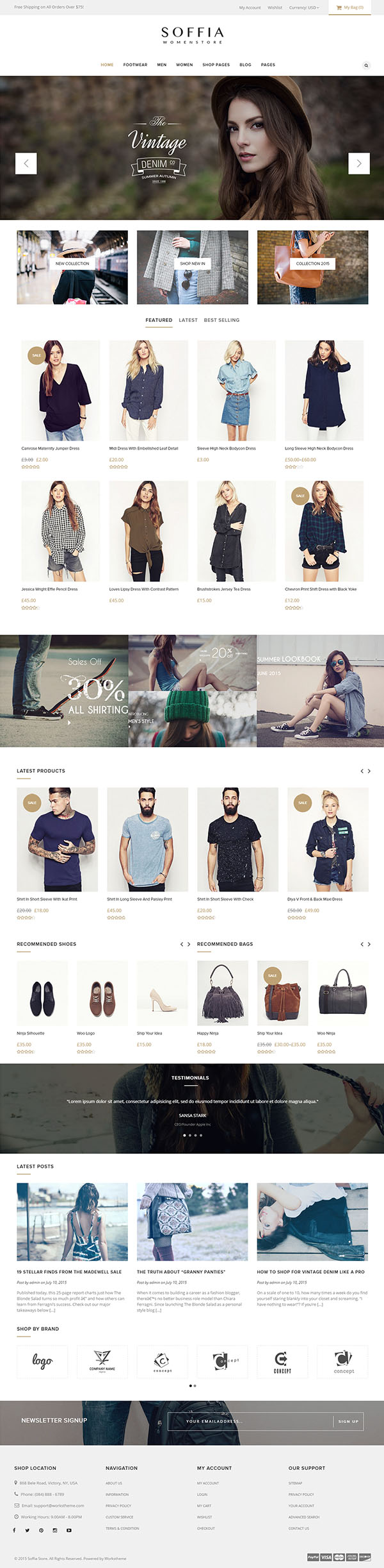 Soffia - The WordPress and WooCommerce Theme