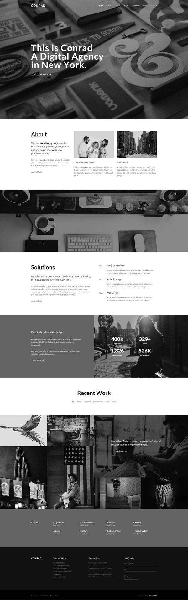 Conrad - Creative Multi-Purpose HTML Template