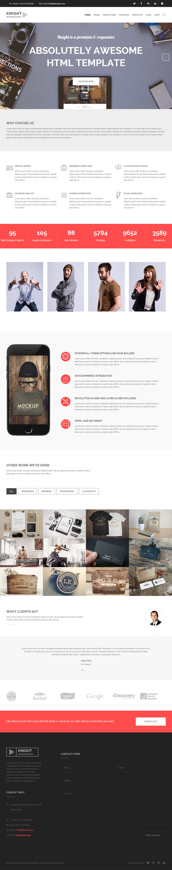 Knight | The Multi-Purpose HTML5 Template