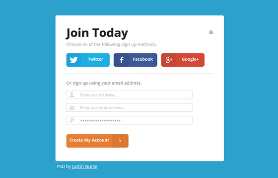 Free HTML5 And CSS3 Login, SignUp Forms