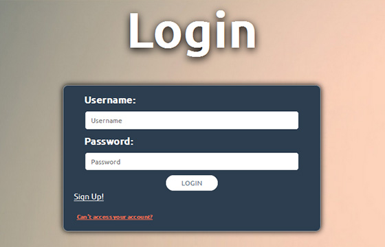 Free HTML5 And CSS3 Login, SignUp Forms