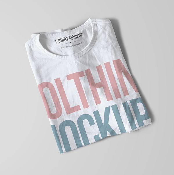 Free Clothing & T-shirt Mockup Template