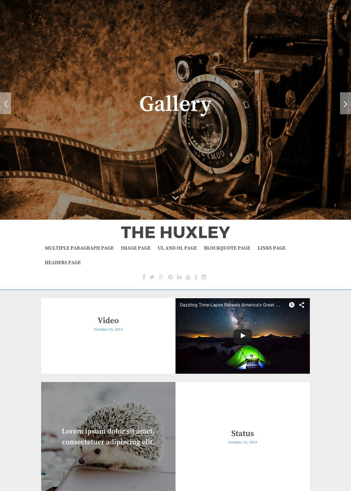 16-huxley-free-wordpress-theme