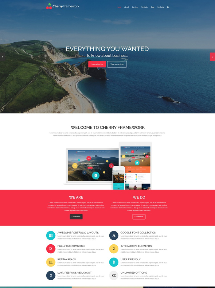 2-cherry-framework-free-wordpress-theme