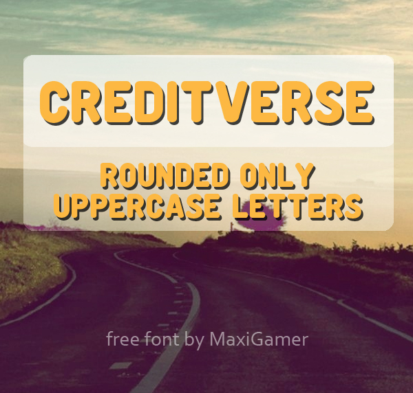 Creditverse Free Font