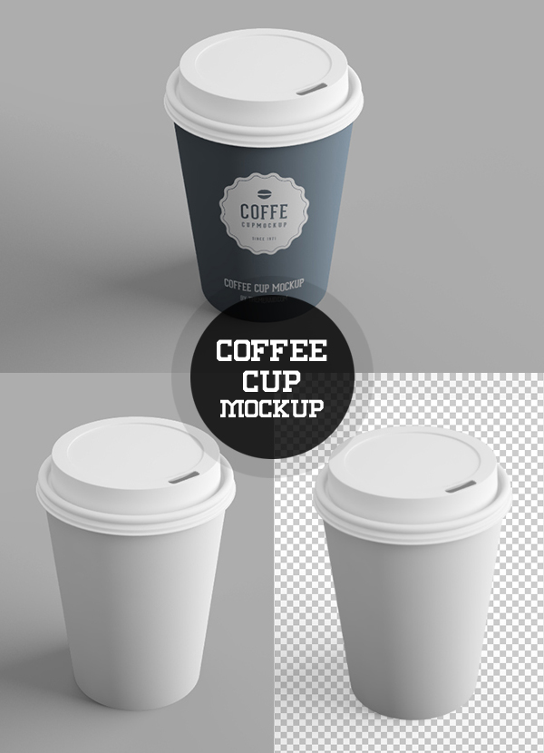 Free Coffee Cup PSD Mockup