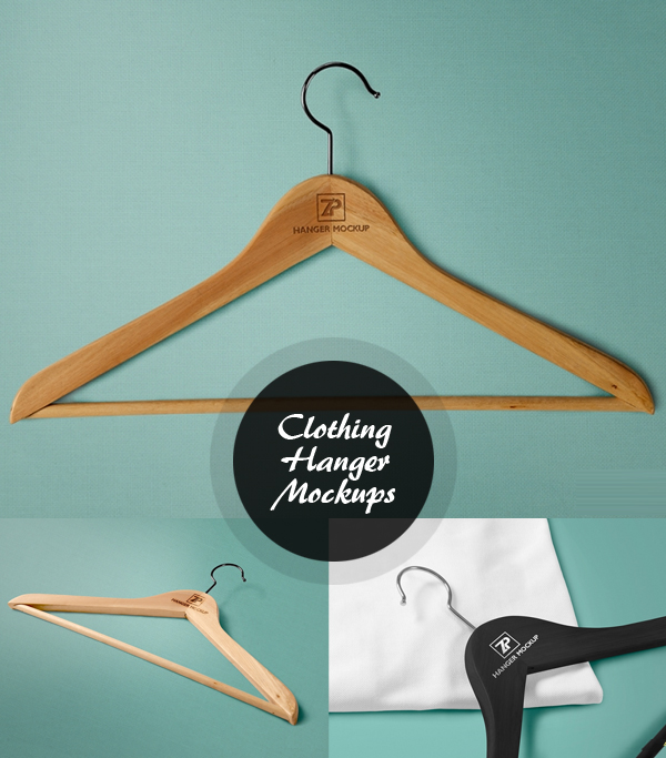 Free Clothing Hanger Mockups PSD