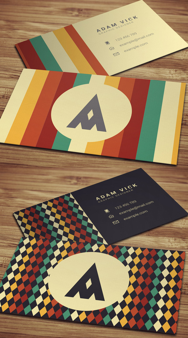 Retro Vintage Business Cards