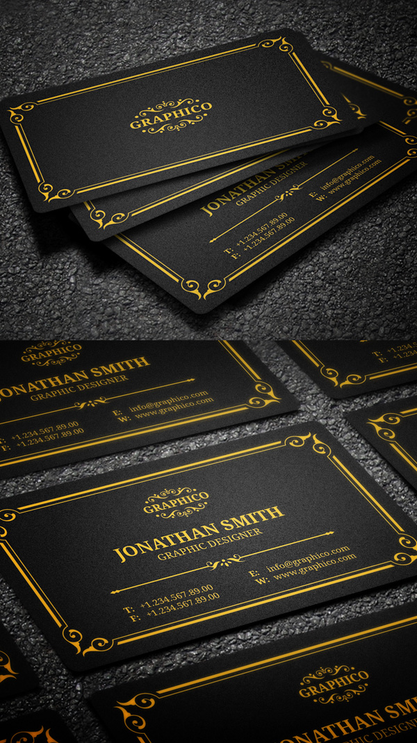 Elegant Vintage Business Card