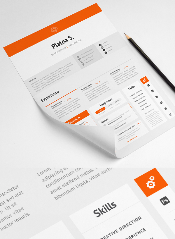 Free Minimal Resume Template