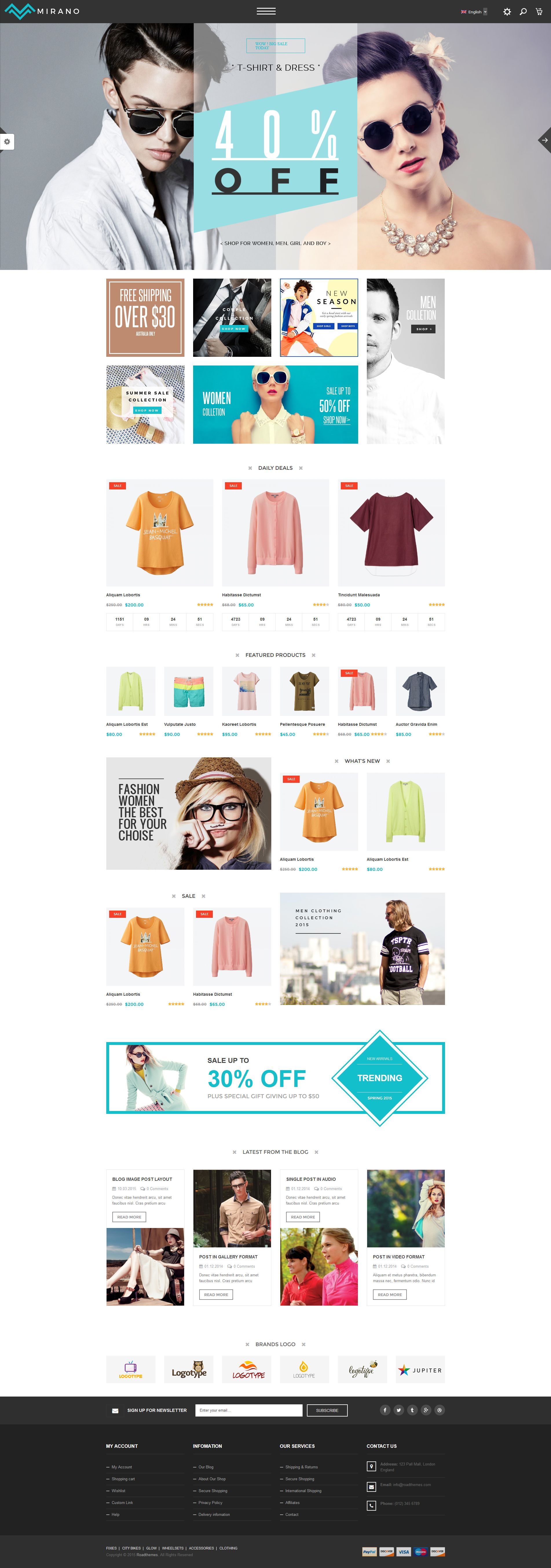 Mirano - Multipurpose Responsive WooCommerce Theme