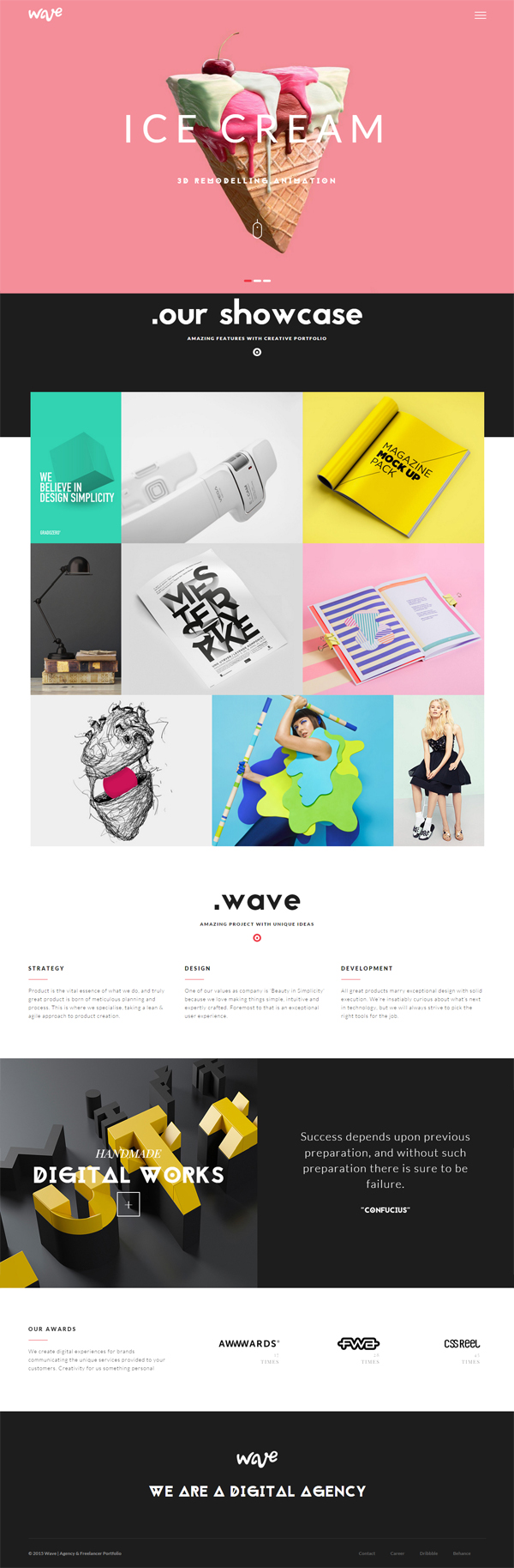 Wave - Agency & Freelancer Portfolio WP Theme