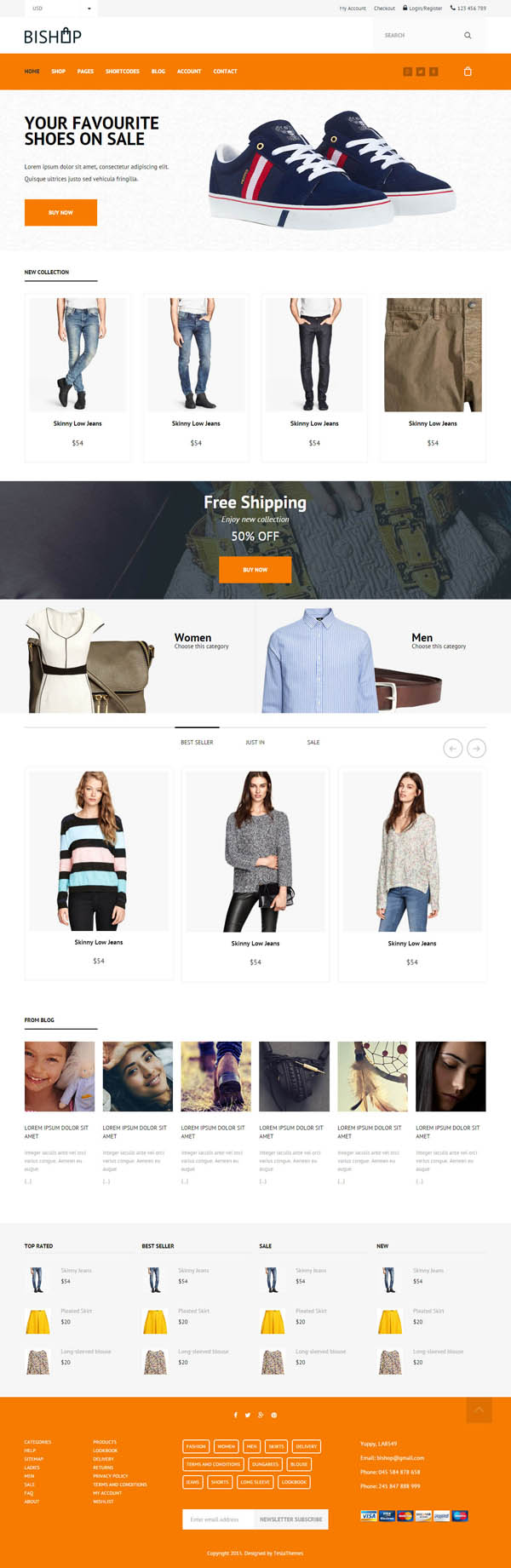 Bishop - Elegant & Clean Shop Theme