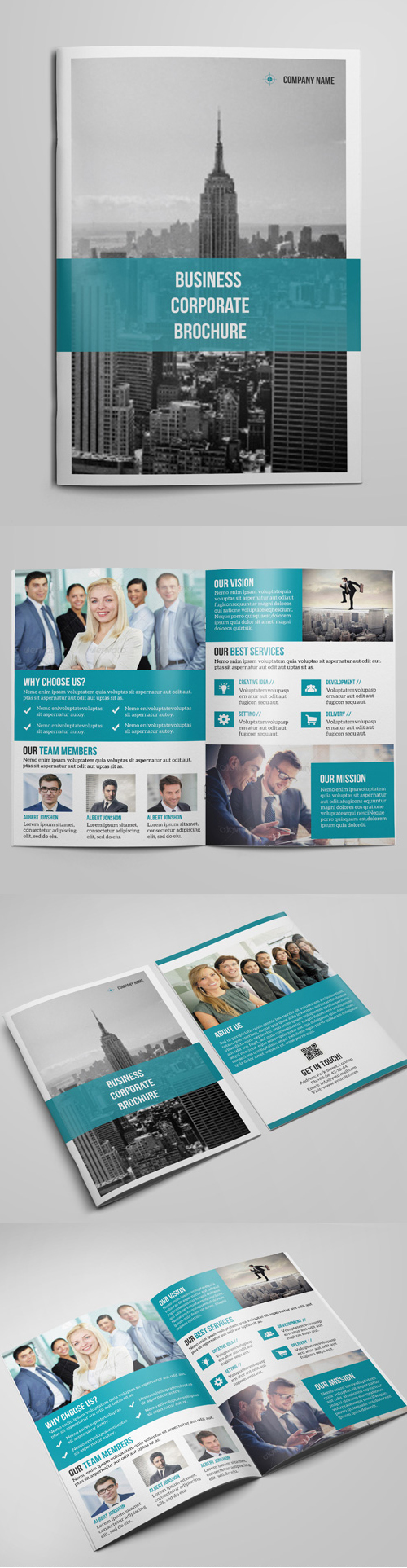 Corporate Bi-Fold Brochure Design