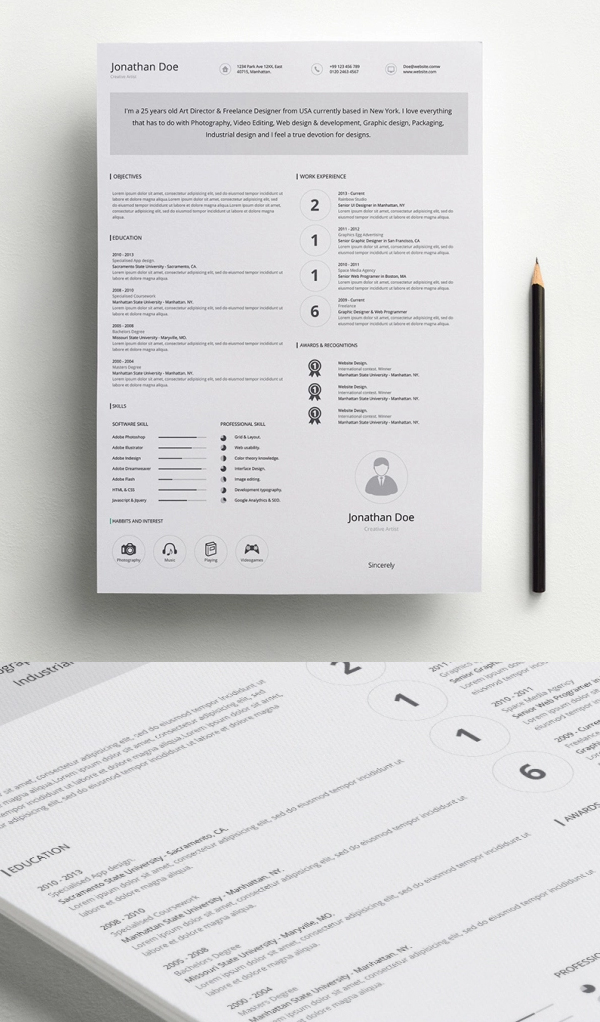 Free Professional Resume Template (AI)