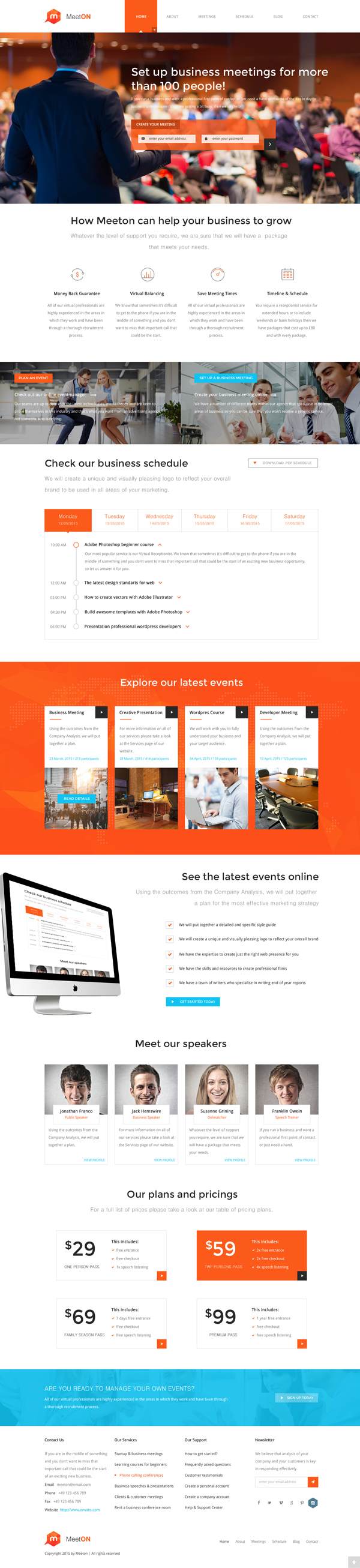 Meeton - Conference & Event WordPress Theme