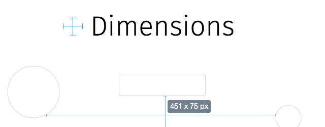 Dimensions chrome extension web designer