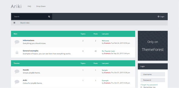Ariki---phpBB3-Flat-Theme