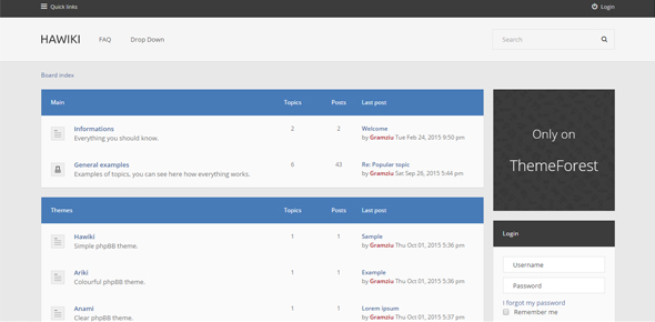 Hawiki---Forum-Theme