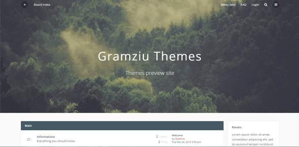 Ravaio---Modern-Responsive-phpBB-Forum-Theme