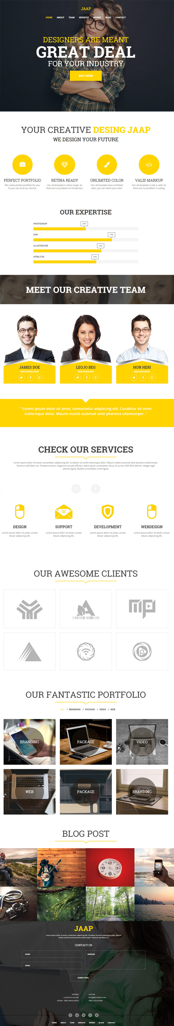 Jaap - Creative MultiPurpose WordPress Theme