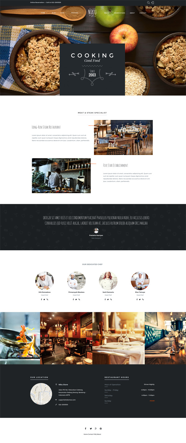 Niku - Restaurant & Food Menus WooCommerce Theme