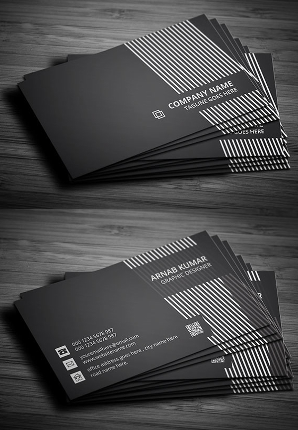 Black Creative Business Card