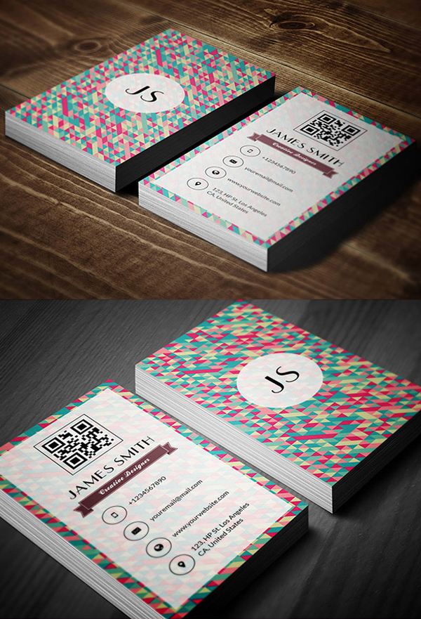 Retro Style Business Card Design