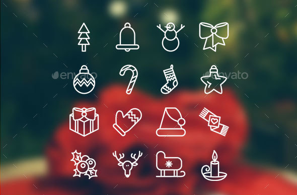 Christmas-16-Icons-Set