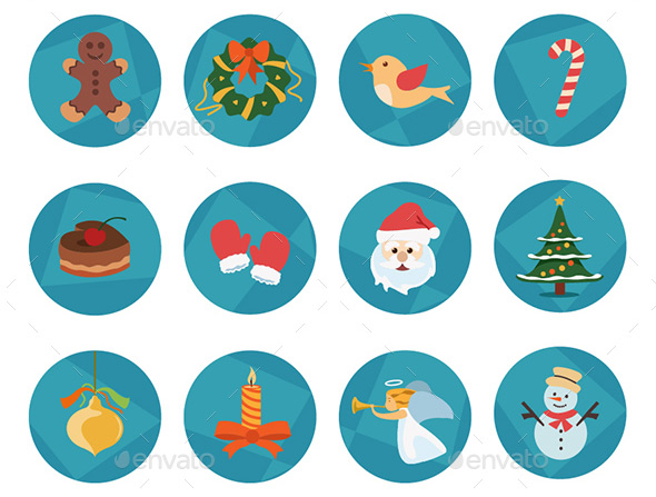 Christmas-Colourful,-popart-and-one-colour-iconset