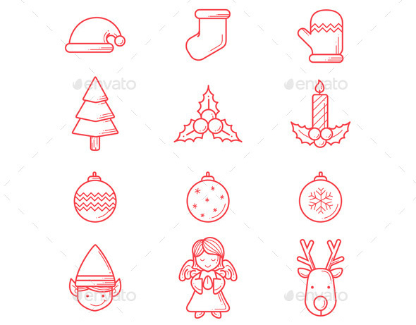 Christmas-Line-Icons