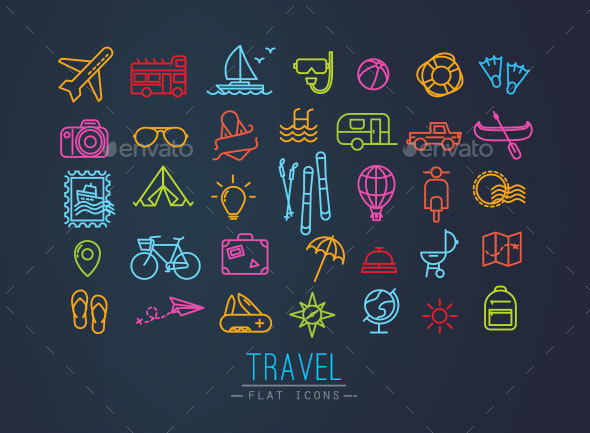 Flat-Travel-Icons