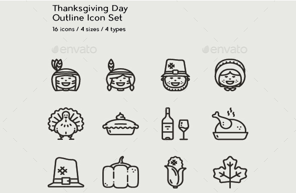 Thanksgiving-Day-Outlined