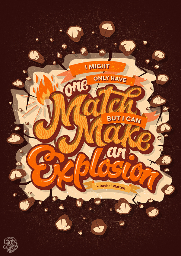 28 Remarkable Lettering & Typography Designs for Inspiration - 20