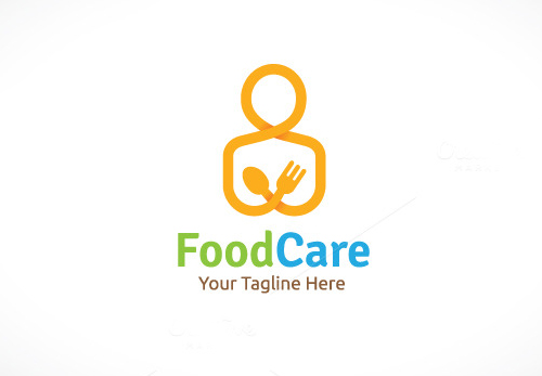 Food Care Logo Design Template