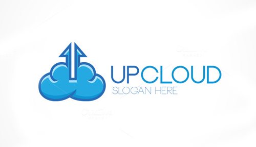 Up Cloud Logo Template