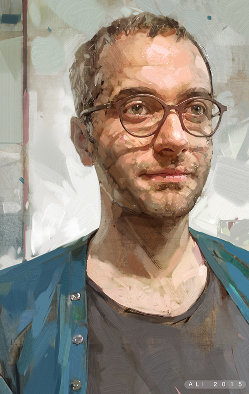 Digital Portrait Illustrations by Ali Kiani Amin