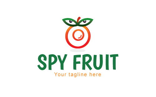 Spy Fruit - Hidden Camera Gadget Logo Template