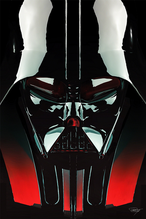 Darth Vader Illustration by Daniel Murray