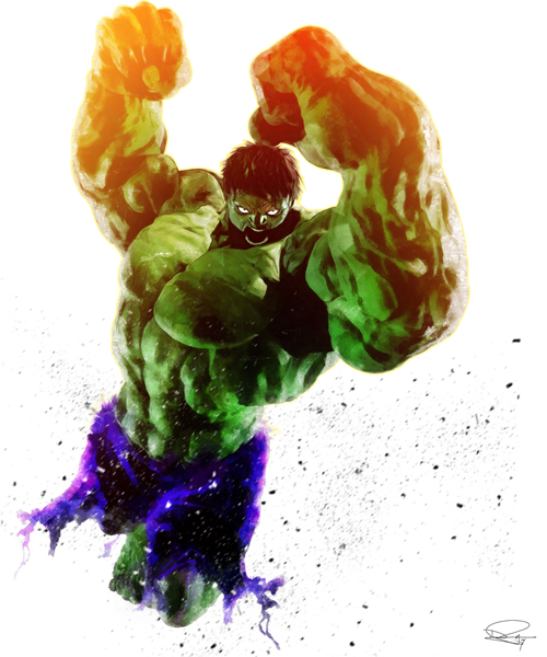 Hulk SMASH Illustration by Daniel Murray