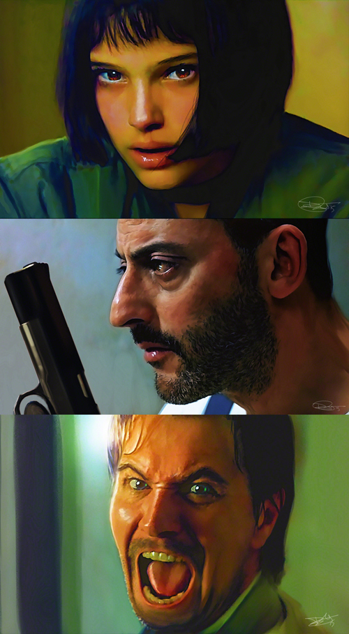 Leon The Professional Illustration by Daniel Murray