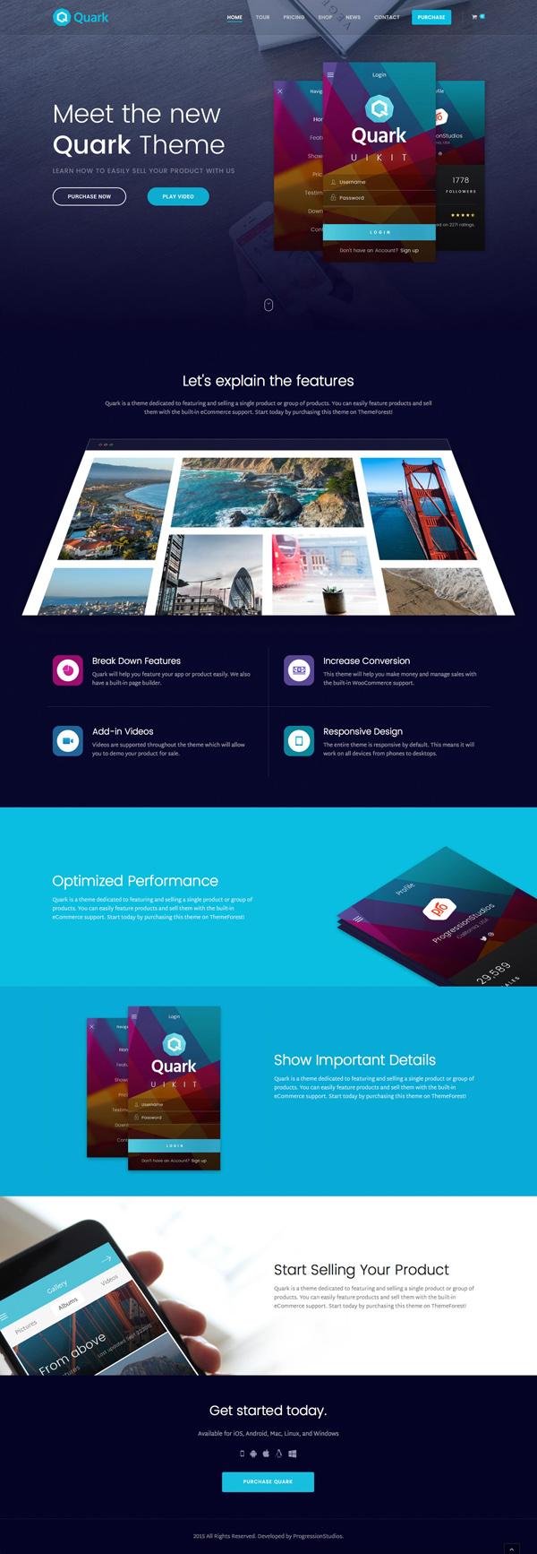 Quark - Single Product eCommerce Theme