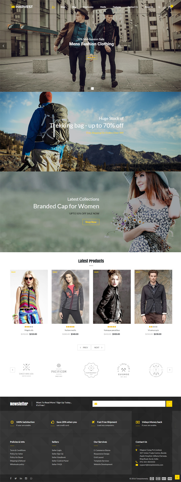 Harvest - Multipurpose WooCommerce Theme