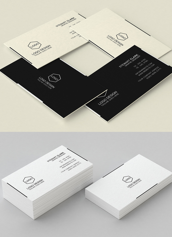 Simple Minimal Business Card Design