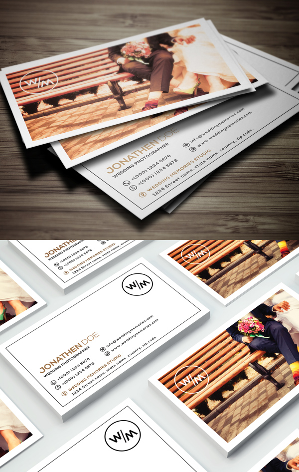 Wedding Photography Business Card