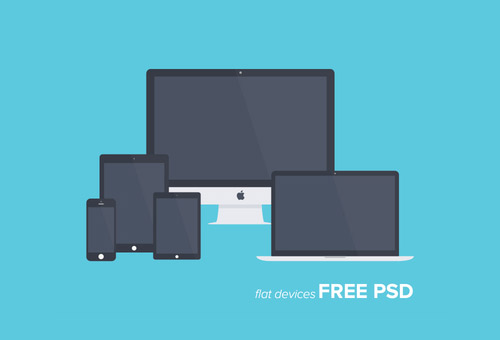 Beautiful Apple Devices Mockup PSD Designs